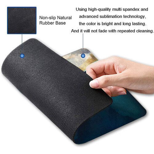 Mouse Pad με σχέδιο φάλαινας – Αδιάβροχο, αντιολισθητική βάση από καουτσούκ, 1