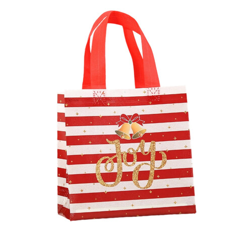 Sacola de presente de Natal com alça – TNT, vermelha, 1 unidade 1