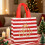 Sacola de presente de Natal com alça – TNT, vermelha, 1 unidade 5