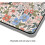 Mouse Pad με λουλούδια – Green Leaf Boho Design, Πλενόμενο ύφασμα, Αντιολισθητική βάση από 6