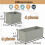 12-Piece Foldable Fabric Drawer Organisers 2