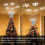Lighted 3D Hollow Star Tree Topper with Rotating Snowflake Projector, Silver – Compatible with Standard Tree Tops 6