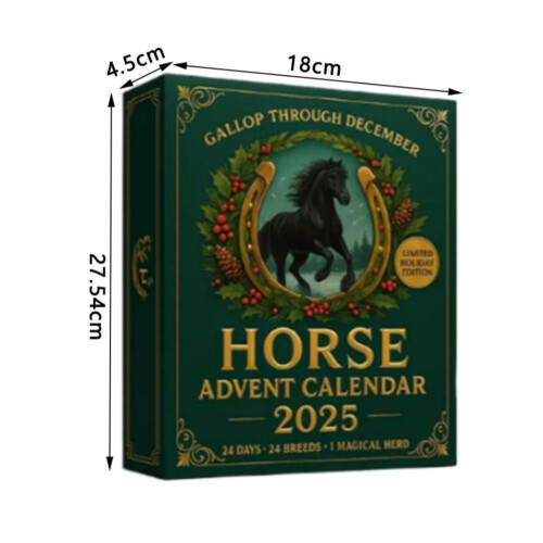 Calendrier de l'Avent Cheval 2025 avec 24 figurines uniques 1