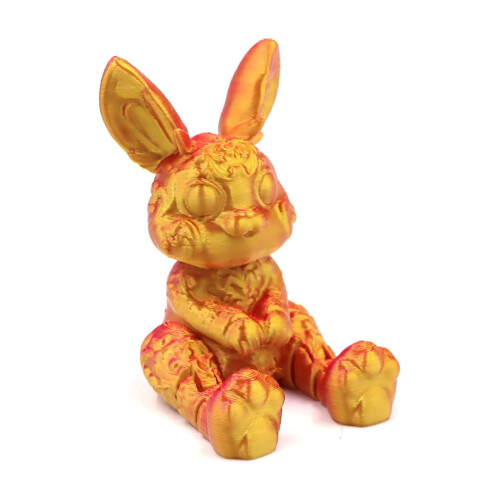 Printed Easter Egg Figurine, Joint Movable Decoration & Festive Gift for Kids – Durable Plastic Ornament for Spring & Easter, Compatible with Easter 1