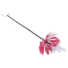 Blumen-Windspinner aus Eisenlegierung Gartenpfahl