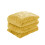 Polyester Blanket 150x100cm Soft Warm Throw Yellow 1 Piece 2