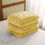 Polyester Blanket 150x100cm Soft Warm Throw Yellow 1 Piece 6