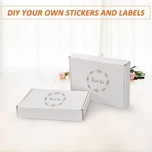 Verzenddozen wit, gegolfd, 11x8x2 inch, set van 25 2