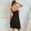 Camisón de encaje holgado para mujer, camisón de algodón jersey. 2