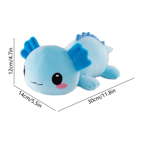Λούτρινο παιχνίδι Axolotl, μαξιλάρι λούτρινων ζώων 12" – Χαριτωμένο δώρο για παιδιά 3+ 2