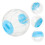 Set van 2 lichtblauwe PC-hamsterballen 4