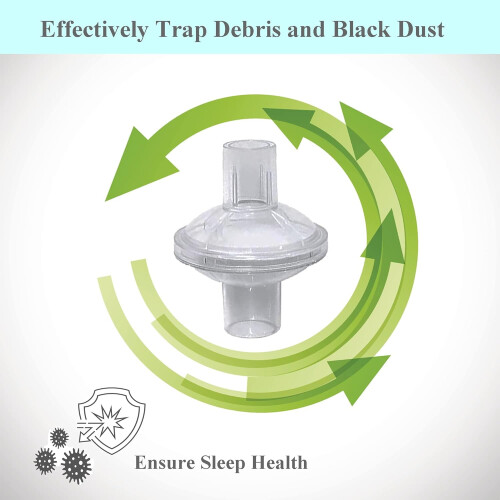 Φίλτρα για Μηχανή Cpap - 12 τεμάχια φίλτρα Cpap που ταιριάζουν σε ενσωματωμένα φίλτρα, 1