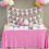 3 Pack Pink Plastic Christmas Tablecloths 54 x 108 in 2