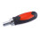 1 Set Red Black Hexagonal Screwdriver Handle Portable Interchangeable Shafts for Drill Manual Wind Screwdriver 4