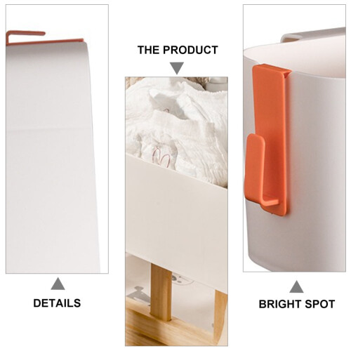 1pc Wall-mounted Bedside Diaper Storage Box Baby Bedside Supply Storage Box 2