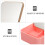 Small Storage Shelf Flip Table Desk Makeup Mirror Clamshell 3