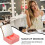 Small Storage Shelf Flip Table Desk Makeup Mirror Clamshell 6