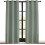 Window Curtain Panels Greyish Green Thermal Insulated 2