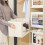 Fabric Storage Bin with Clear Window, 15"L x 10"W x 10"H, 5