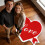 Valentine Heart Badeværelsestæppe Blødt Vaskbart Lille 5