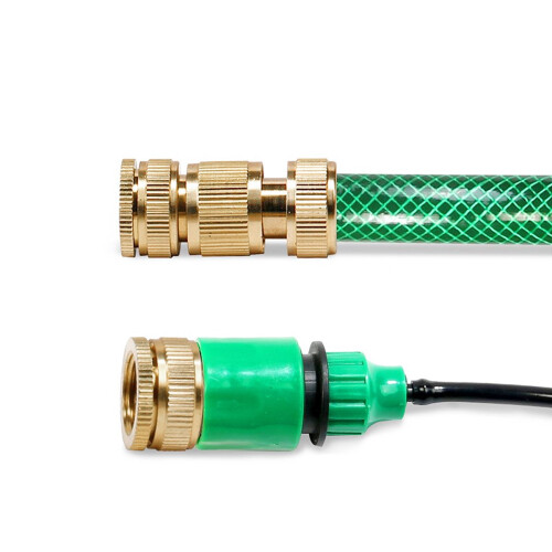 3-Pack Copper Garden Hose Quick Connectors 1