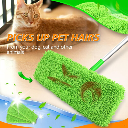 Microfiber Mop Pads for Swiifer XL 2 Pcs 1