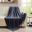 Navy Acrylic Throw Blanket 50 x 60 Inches 3