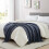 Navy Acrylic Throw Blanket 50 x 60 Inches 5