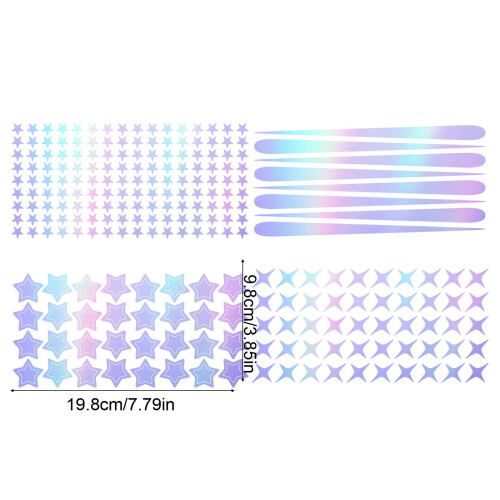 Glow-in-the-Dark Colour-Changing Star Wall Stickers 2