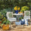 Fodere per cuscini impermeabili verde militare, set da 2 (50x50 cm) 5