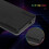 Apoio de pulso para teclado e mouse em espuma viscoelástica com iluminação LED RGB. 4