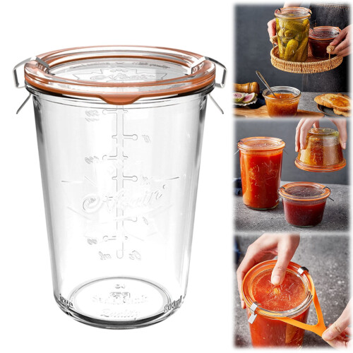 743 Glas-Vorratsglas mit luftdichtem Deckel, 800 ml 2