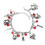 Silver Alloy Horror Movie Charm Bracelet 7