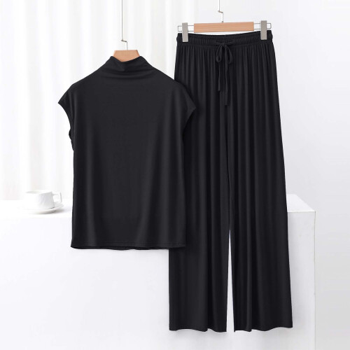 Women's Short Sleeve 2-Piece Lounge Set 2