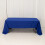 Royal Blue Polyester Rectangular Tablecloth 60 x 126 in 3