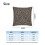 Fodere per cuscini in damasco floreale, set da 2 (50x50 cm) 2