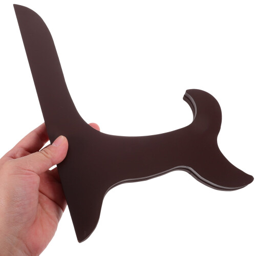 Chevalet présentoir à assiettes en bois pour table 1