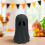 Διακόσμηση τραπεζιού με φαντάσματα για το Halloween, μαύρη 3,94 ίντσες 6