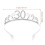 Rhinestone Crown Hair Accessory for Women 2