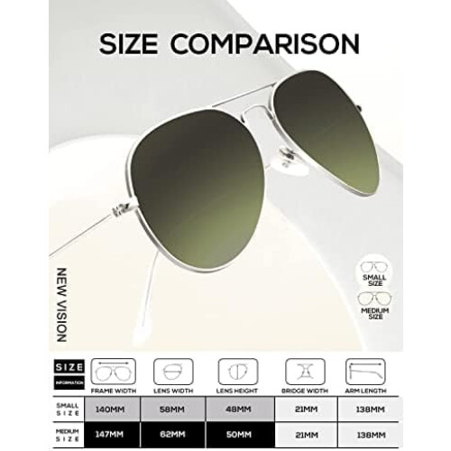 Aviator solglasögon polariserade UV-skydd 2