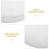 Ceiling Light Cover Round Plastic Replacement Part Business Owners for Office 1Pack 8
