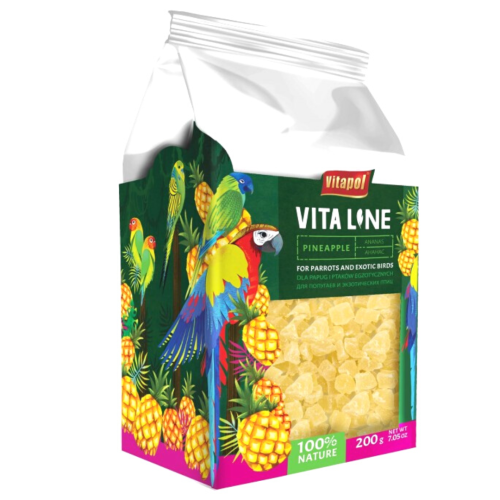 Vitapol VITALINE - Ananas til alle papegøjer 200g 1