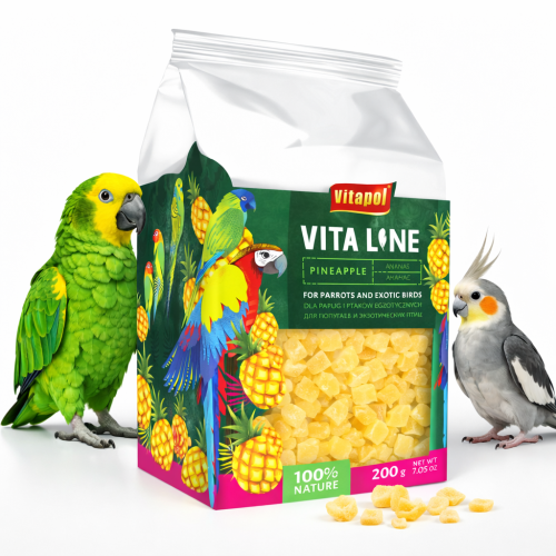 Vitapol VITALINE - Ananas til alle papegøjer 200g 2