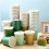 9oz Sage Green & Gold Gradient Paper Cups (120 pcs) 3