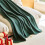Grønt fleece tæppe 50x60 tommer 6-pak 6