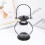 Iron Retro Candlestick with Handle, 13.5 cm 3