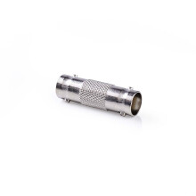 Adapter BNC | BNC Kobieta | BNC Kobieta | Niklowane | 50 omów | Prosto | Metal | Srebro | 10 sztuk. | Koperta