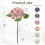 Pink Artificial Hydrangea Stems 18.8 in, 6 in Flower Head, 5