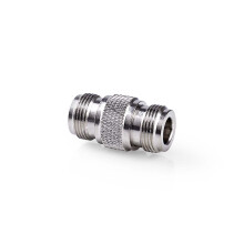 Satelliten- & Antennenadapter | N Hona | N Hona | Nickel Platerad | 75 Ohm | Rak | Metall | Silber | 10 St. | Umschlag