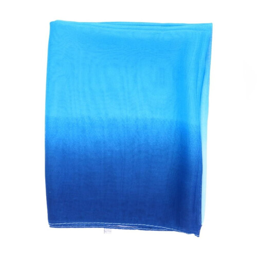 Pacote com 1 lenço de chiffon azul-celeste para ocasiões formais e informais. 1